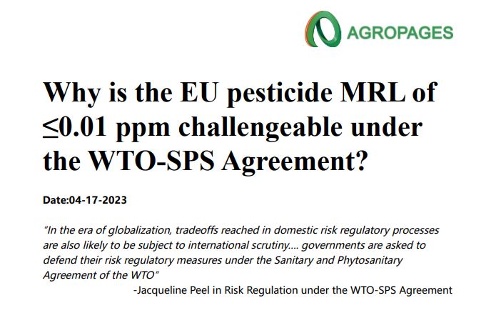 EU pesticide MRL