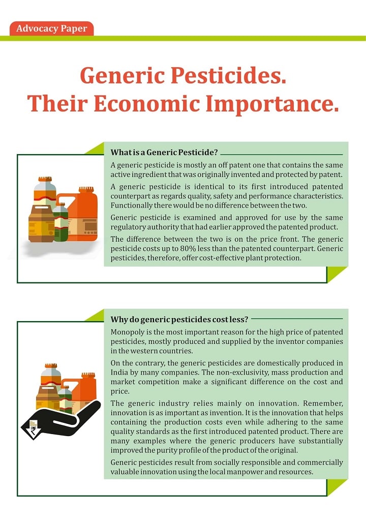 Generic Pesticides Their Economic Importance