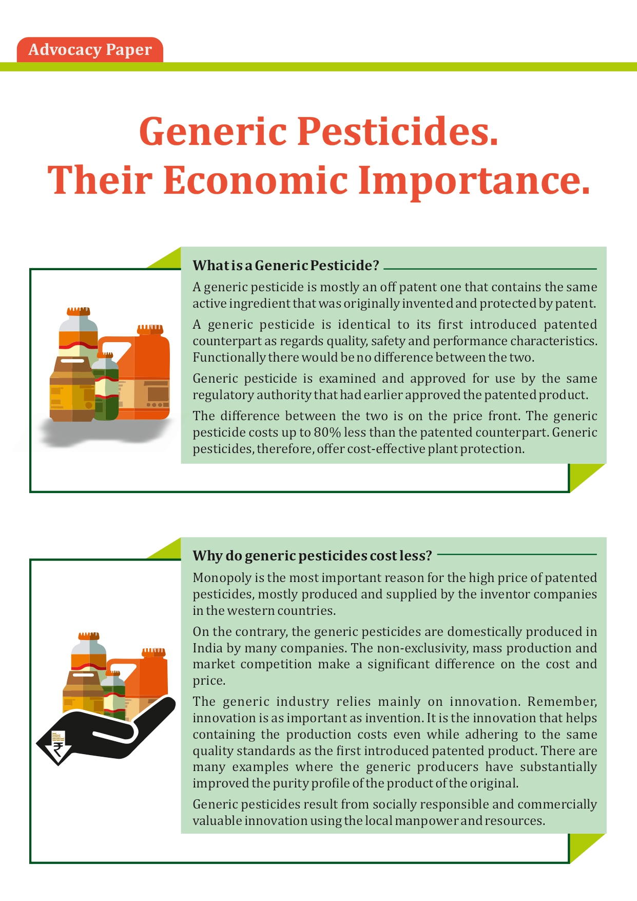 Generic Pesticides. Their Economic Importance - 01